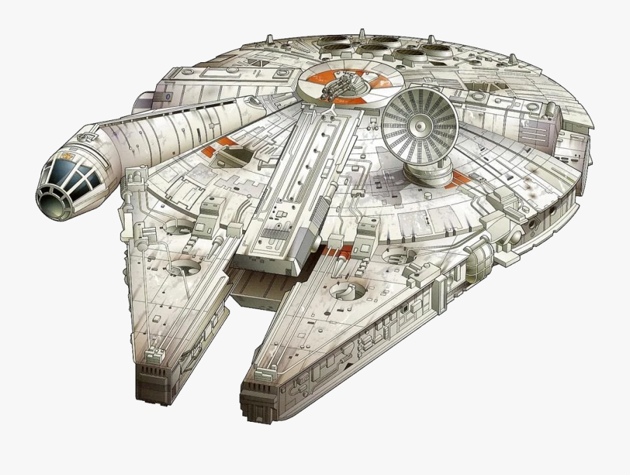 Han Solo Star Wars - Star Wars Space Ship Png, Transparent Clipart