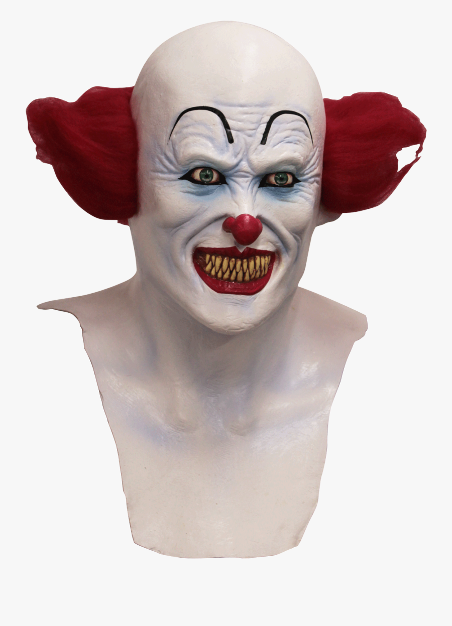 Clip Art Clown Mask Mystique Costumes - Scary Clown Mask, Transparent Clipart