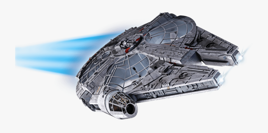 Air Hogs Star Wars Remote Control Millennium Falcon - Millennium Falcon Transparent Background, Transparent Clipart