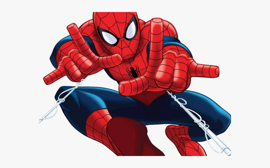 Transparent Vacuuming Clipart - Spiderman Cartoon Transparent Background, Transparent Clipart