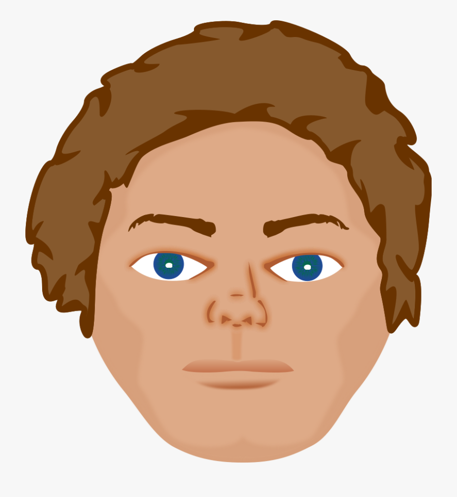 Young Man Face Clipart, Transparent Clipart