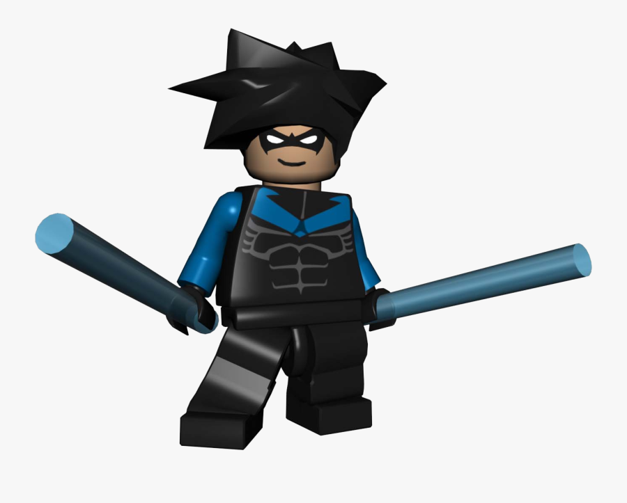 Transparent Lego Batman Clipart - Lego Batman Game Nightwing, Transparent Clipart