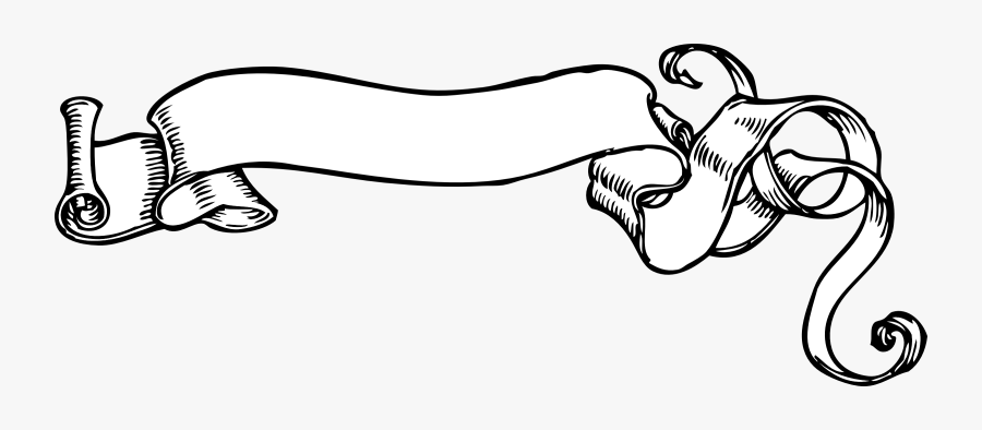 Scroll Banner Clip Art - Coat Of Arms Scroll, Transparent Clipart