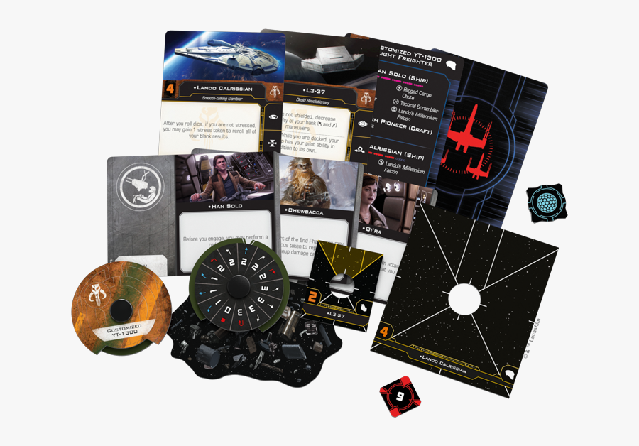 Transparent Millennium Falcon Png - Lando Millennium Falcon X Wing, Transparent Clipart