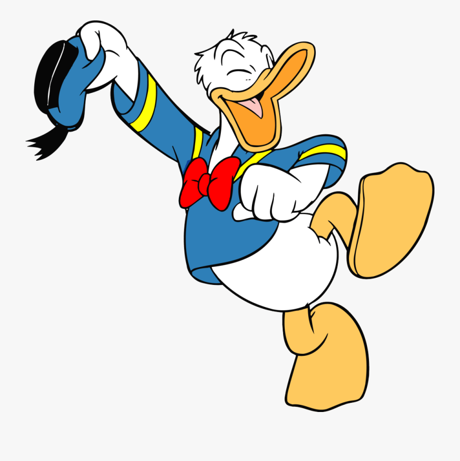 Donald Duck Happy - โด นั ล ดั๊ ก, Transparent Clipart