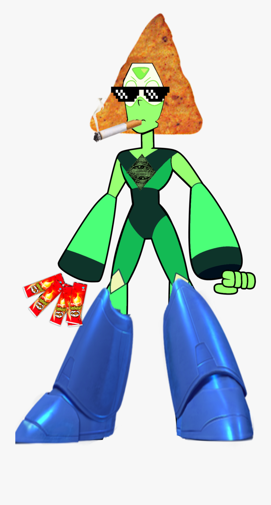 Mlg Peridot By M4j1n5h4d0w Mlg Peridot By M4j1n5h4d0w - Peridot Su Limb Enhancers, Transparent Clipart