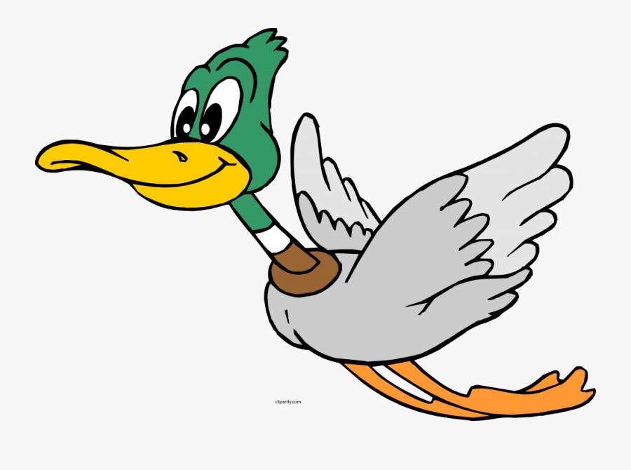 Cartoon Duck Flying Png , Free Transparent Clipart ClipartKey