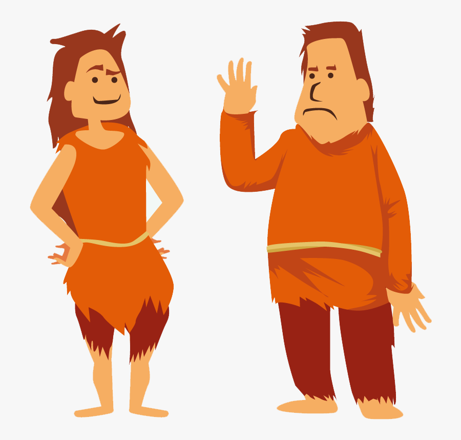 Transparent Humans Clipart - Stone Age Person Clipart, Transparent Clipart