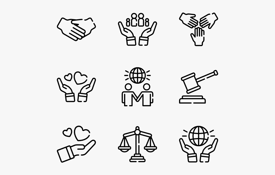 Peace & Human Rights - Brochure Cover Page Design, Transparent Clipart