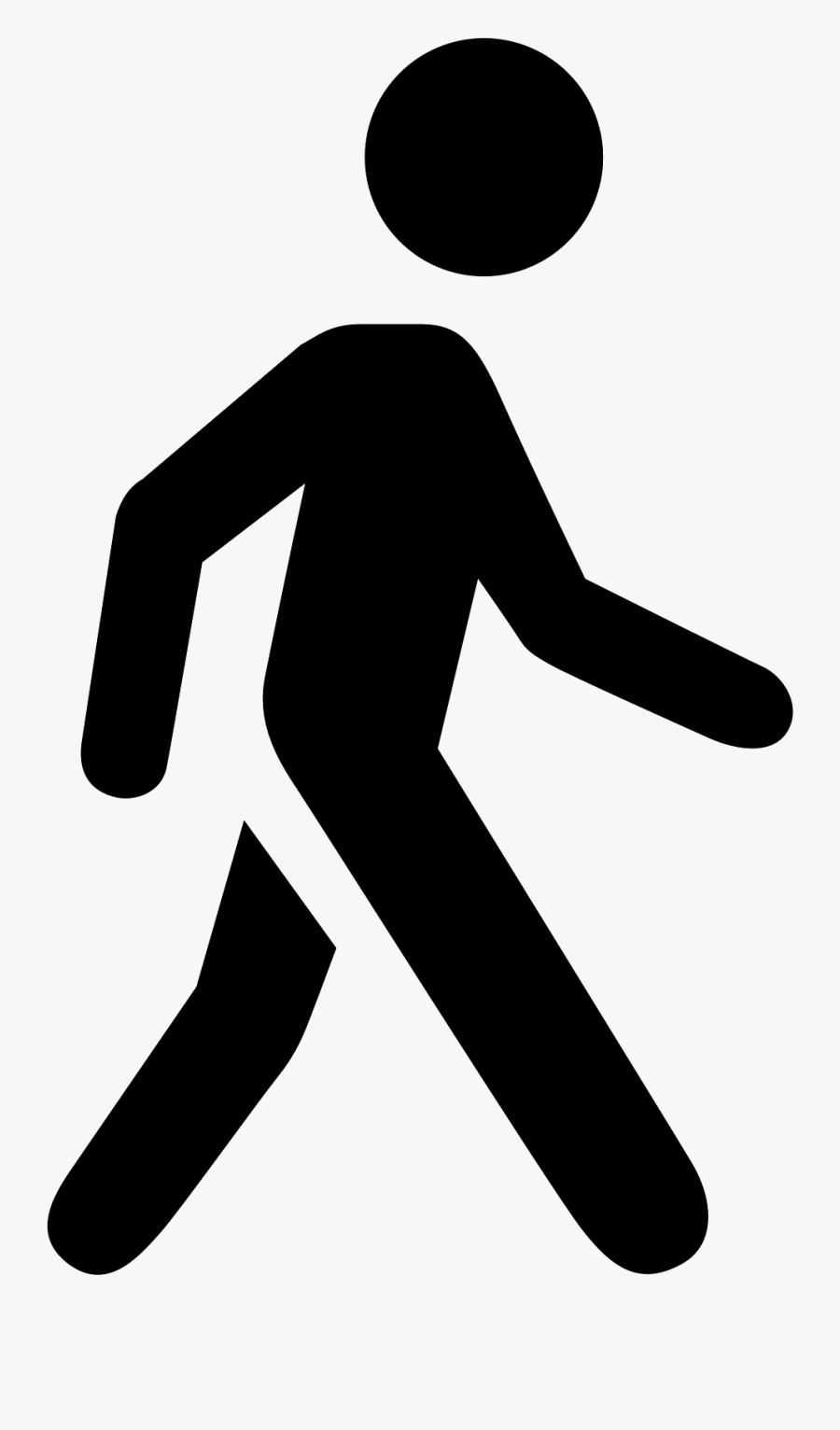 Computer Icons Nordic Sport - Person Walking Sign, Transparent Clipart