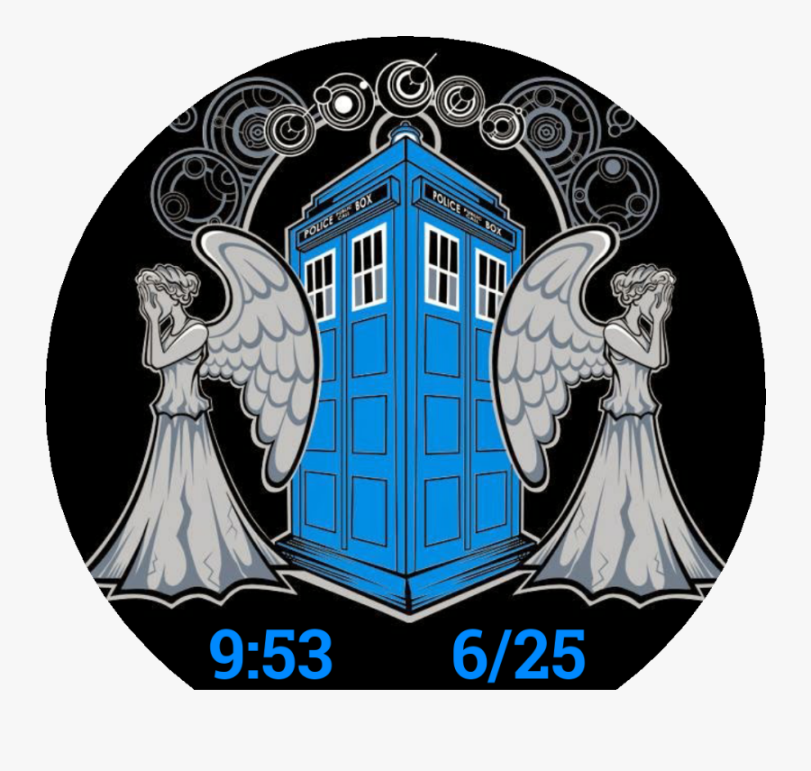 Transparent Tardis Clipart - Illustration, Transparent Clipart