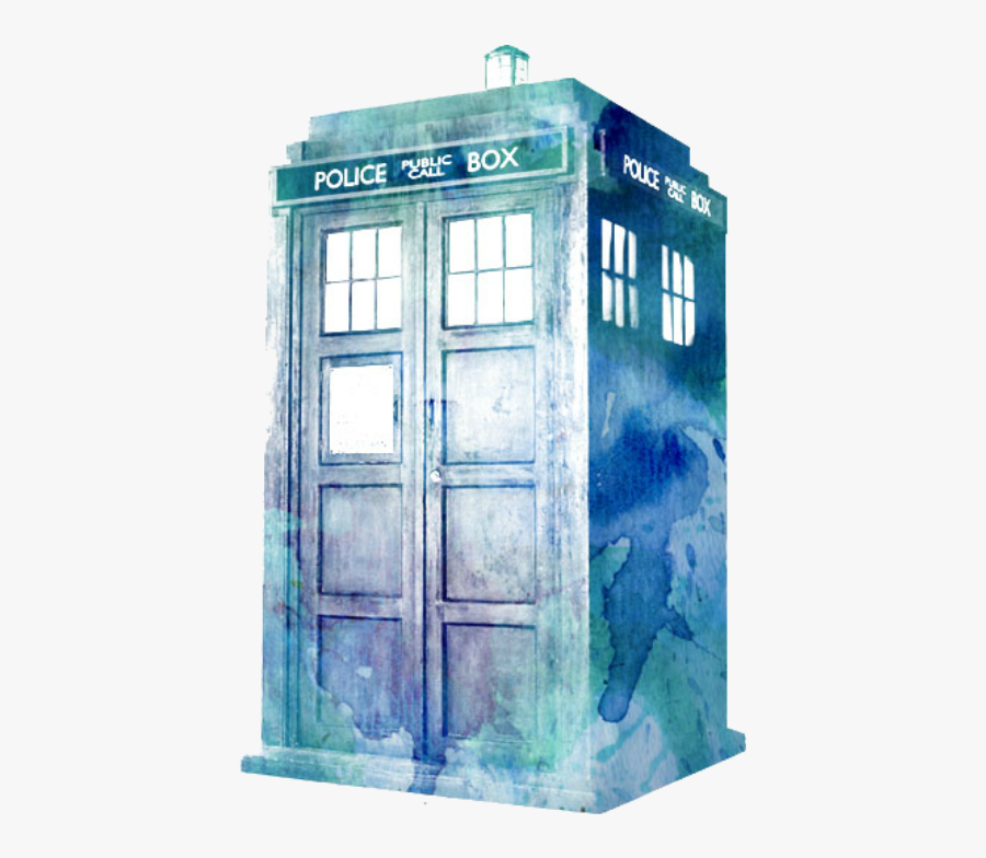 Doctor Who Watercolor Png - Doctor Who Tardis, Transparent Clipart