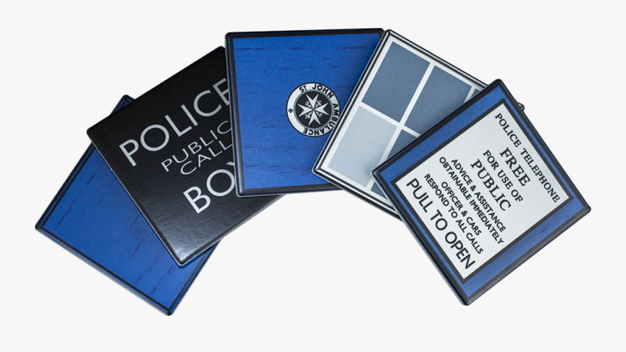 Tardis - Electric Blue, Transparent Clipart