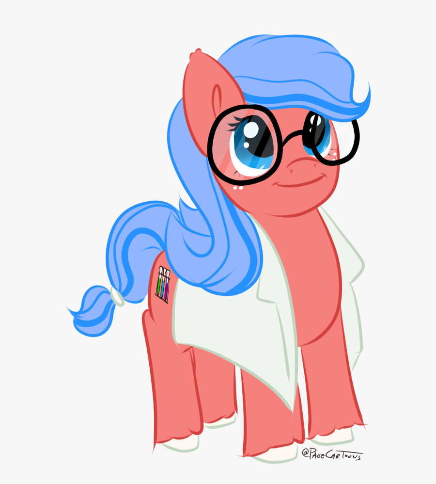 Pagecartoons, Clothes, Freckles, Glasses, Lab Coat, - Cartoon, Transparent Clipart