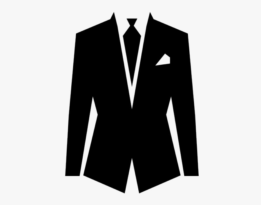 Transparent Coat Clipart Png - Black Suit Vector Png, Transparent Clipart