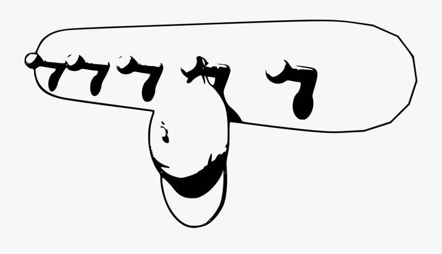 Pegs Black And White, Transparent Clipart