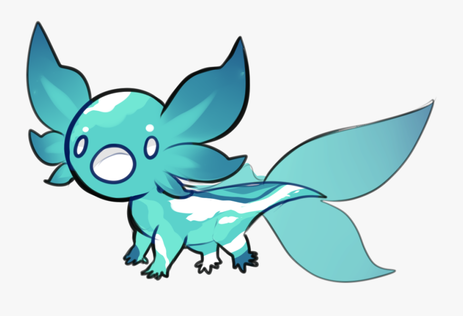 Transparent Axolotl Png - Cartoon, Transparent Clipart