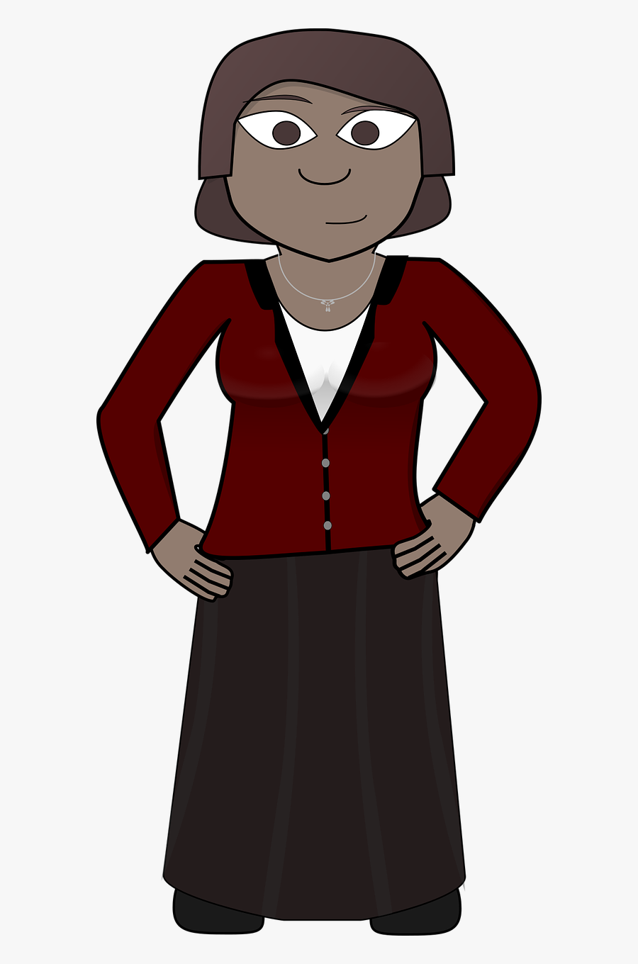 Confident Business Woman - Woman, Transparent Clipart