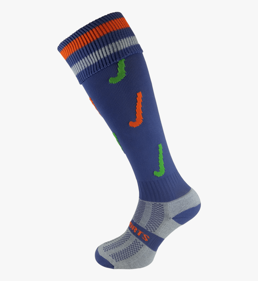 Transparent Crazy Socks Clipart - Hockey Sock, Transparent Clipart