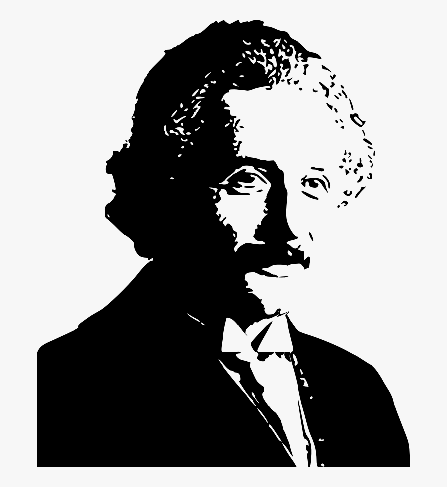 Einstein Clipart - Albert Einstein Vector Silhouette, Transparent Clipart