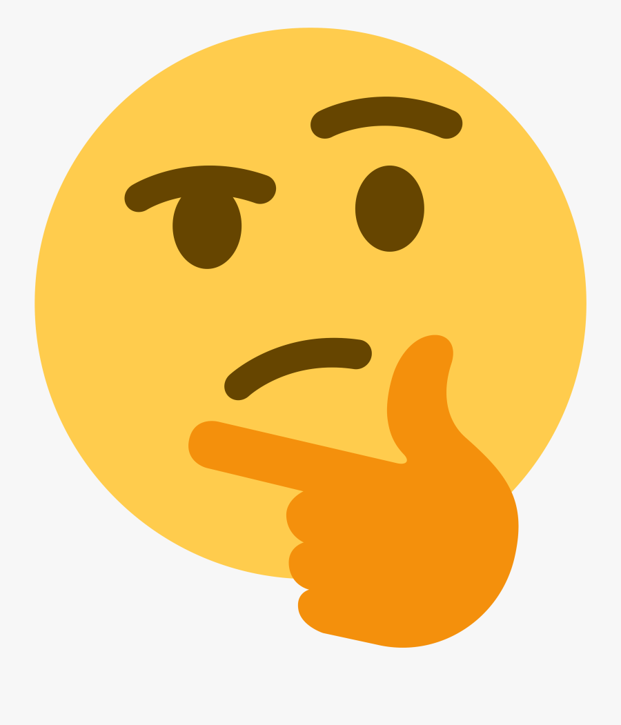 Discord Thinking Emoji Transparent, Transparent Clipart