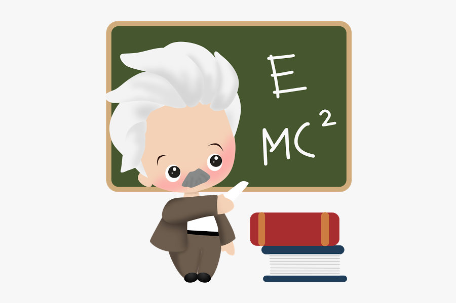 Krikart Im Genes Libres - Dibujos Kawaii De Albert Einstein, Transparent Clipart