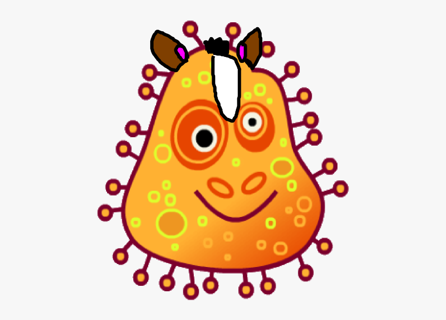 Orange Germ Clipart, Transparent Clipart