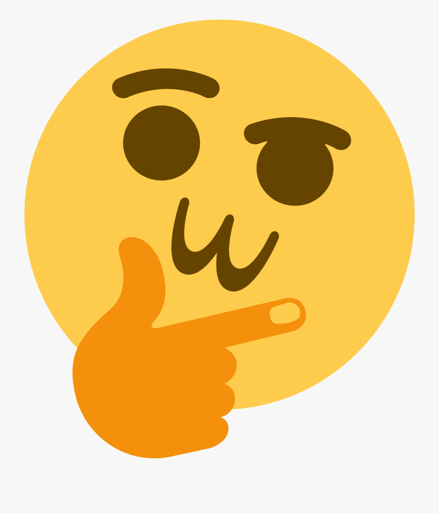 Whatist Wotm8 Thinking Discord Emoji - Animated Thinking Emoji, Transparent Clipart