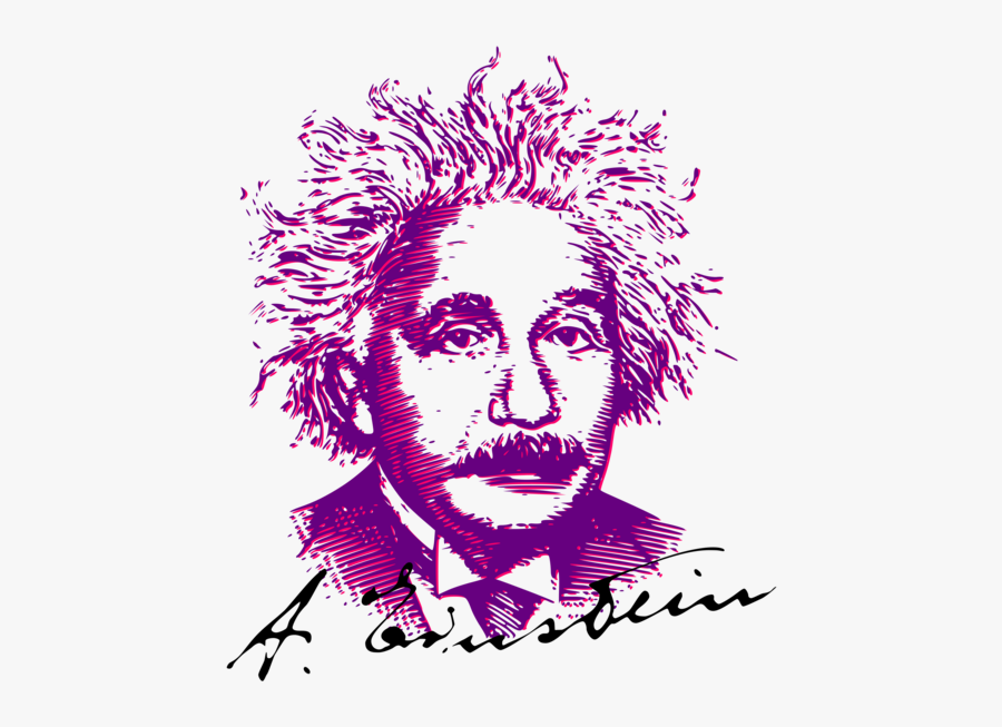 Einstein Art Png, Transparent Clipart