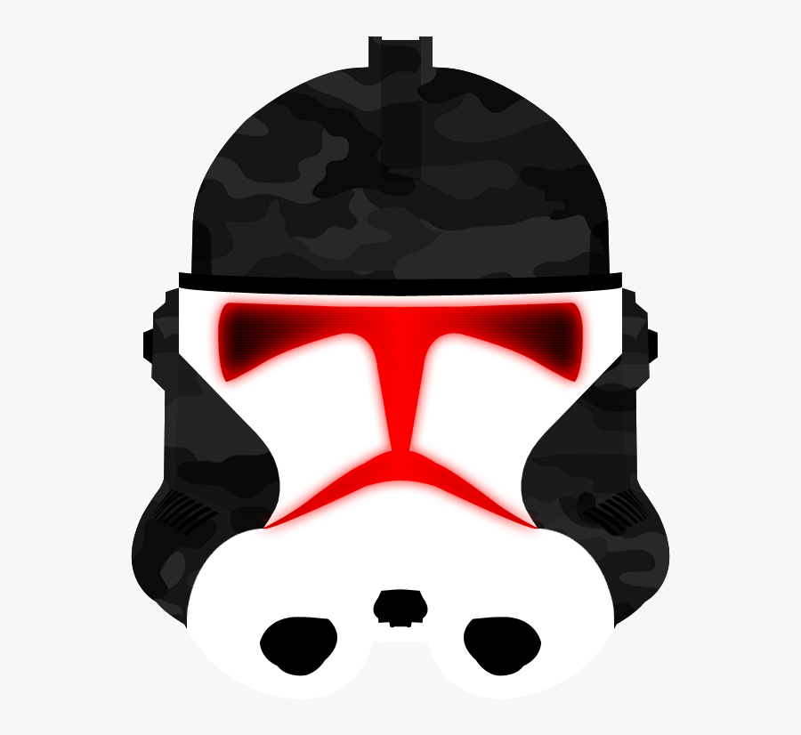 Phase Ii Clone Trooper Helmet Black Dragon Png - 228th Black Ops Legion, Transparent Clipart