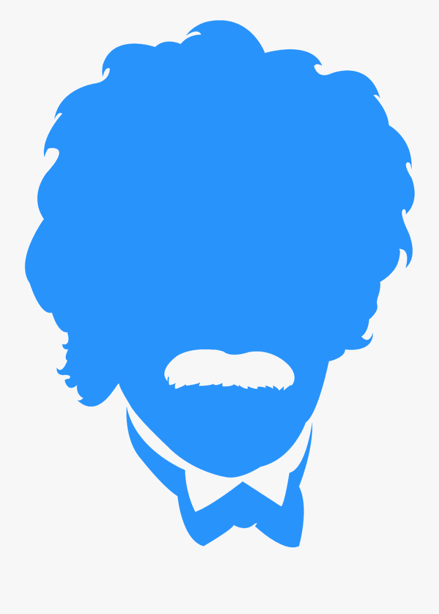 Vector Albert Einstein Silhouette, Transparent Clipart
