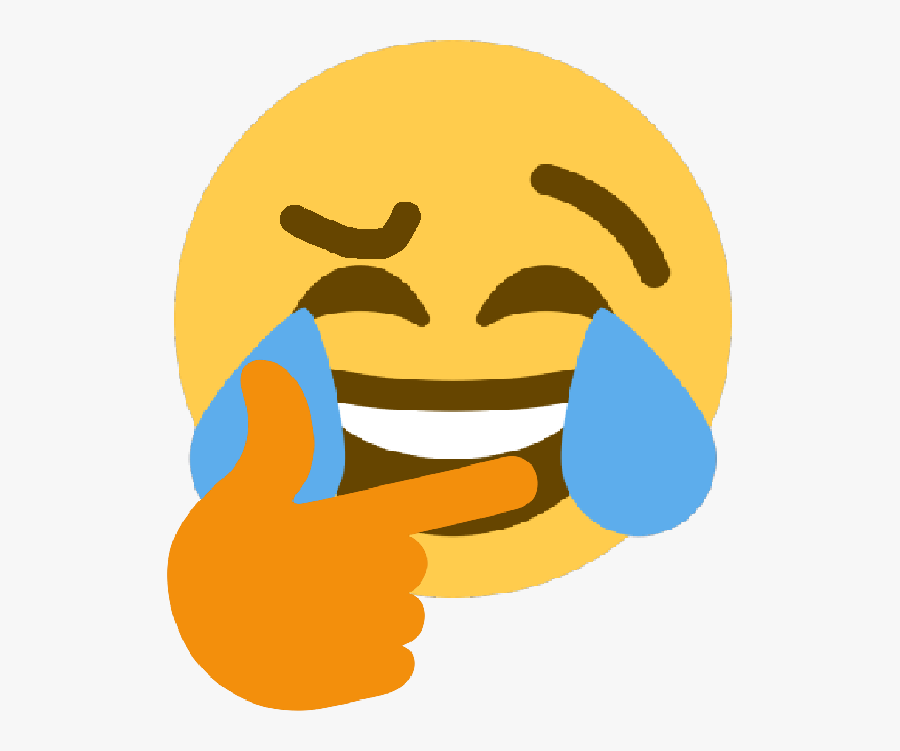 Joyfuk Killmepls Thinking Discord Emoji - Laughing Crying Emoji Discord, Transparent Clipart
