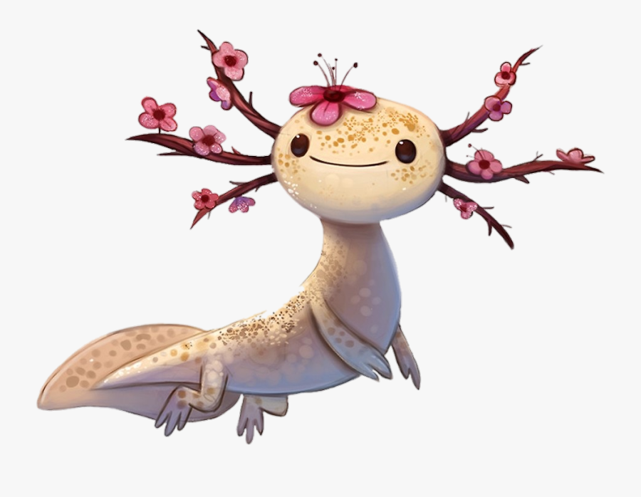 #axolotl #lizard #fish #cute #animal - Cryptid Creations Axolotl, Transparent Clipart