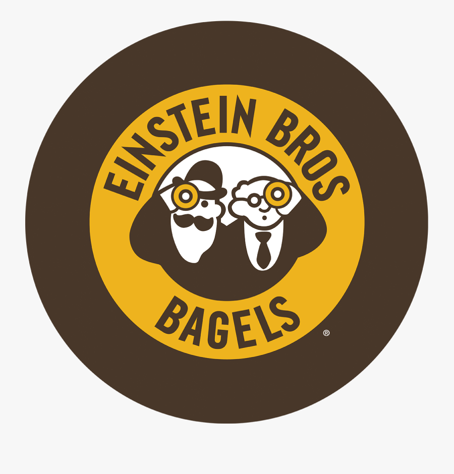 Transparent Bagel And Coffee Clipart - Einstein Bros Bagels Logo, Transparent Clipart
