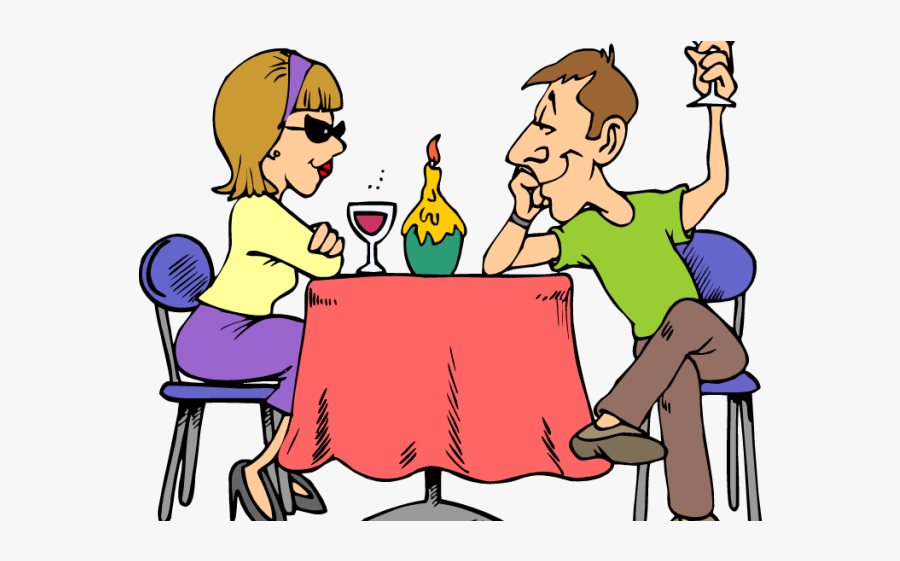 Dinner For Two Cartoon, Transparent Clipart