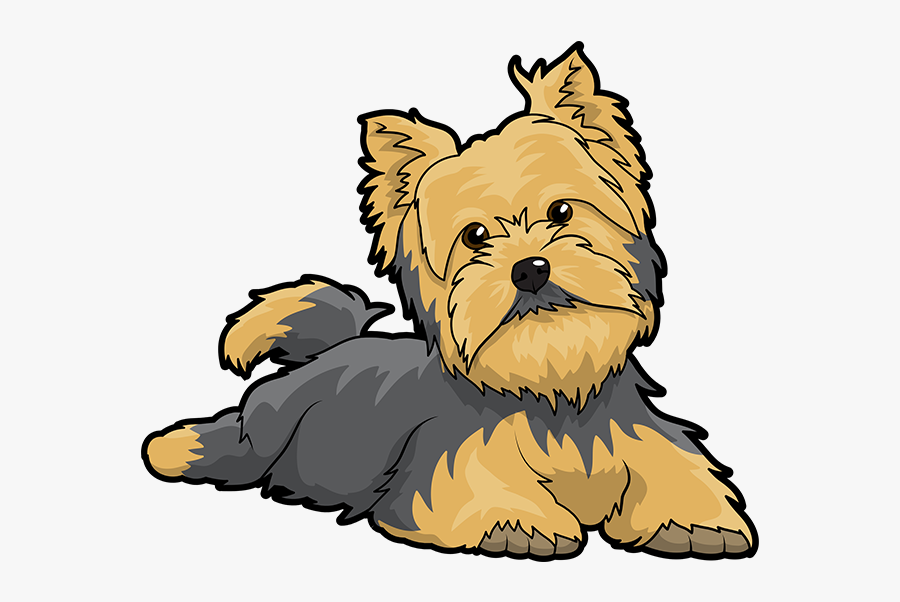 Yorkie Emojis For Dog Lovers Messages Sticker 8- - Yorkshire Terrier Cartoon, Transparent Clipart