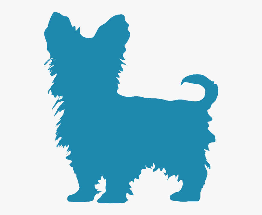 Transparent Yorkie Png - Yorkshire Silhouette, Transparent Clipart