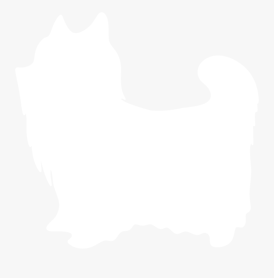 Yorkshire Terrier Silhouette By Paperlightbox - Yorkshire Terrier, Transparent Clipart