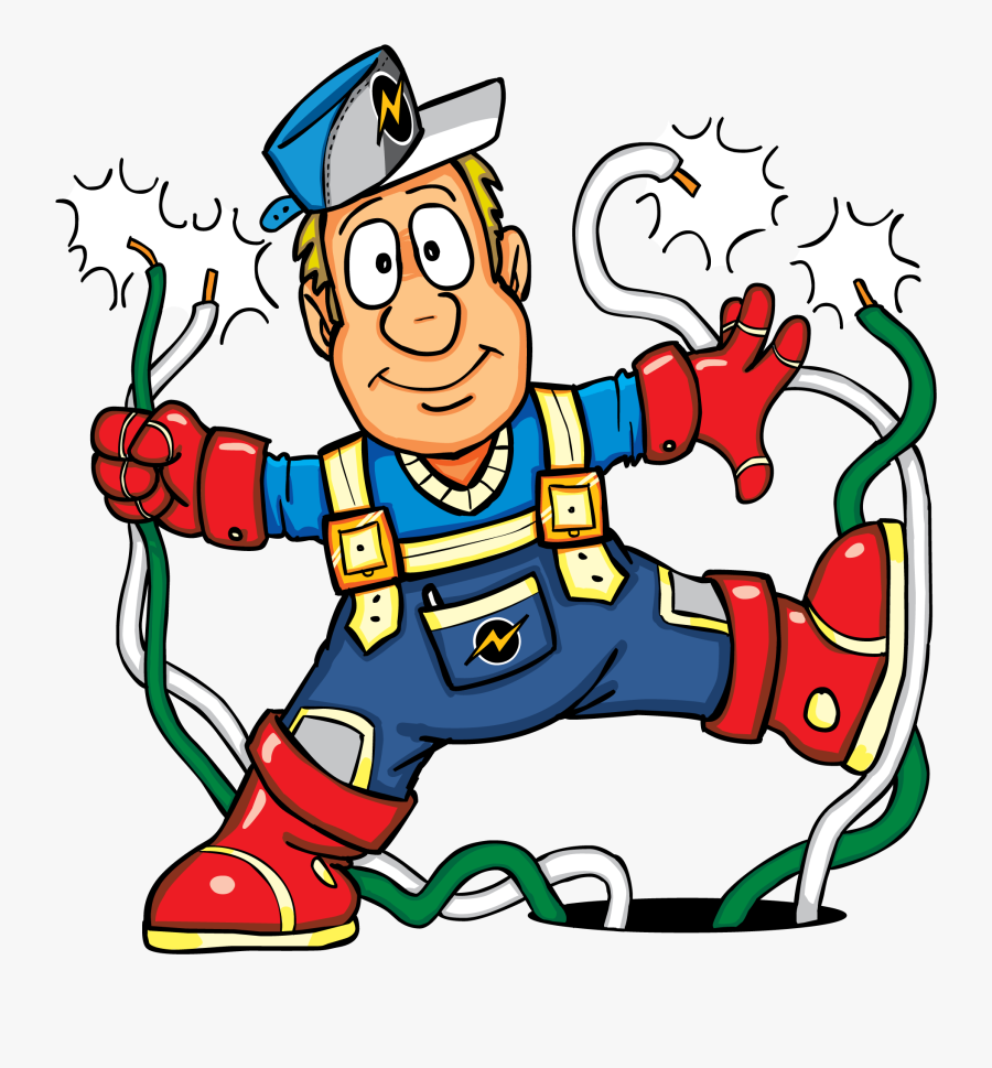 Electrical Clip Arts For - Dibujo De Un Electricista, Transparent Clipart