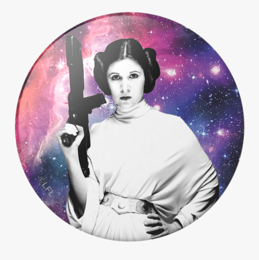 Pop Socket Star Wars Leia, Transparent Clipart