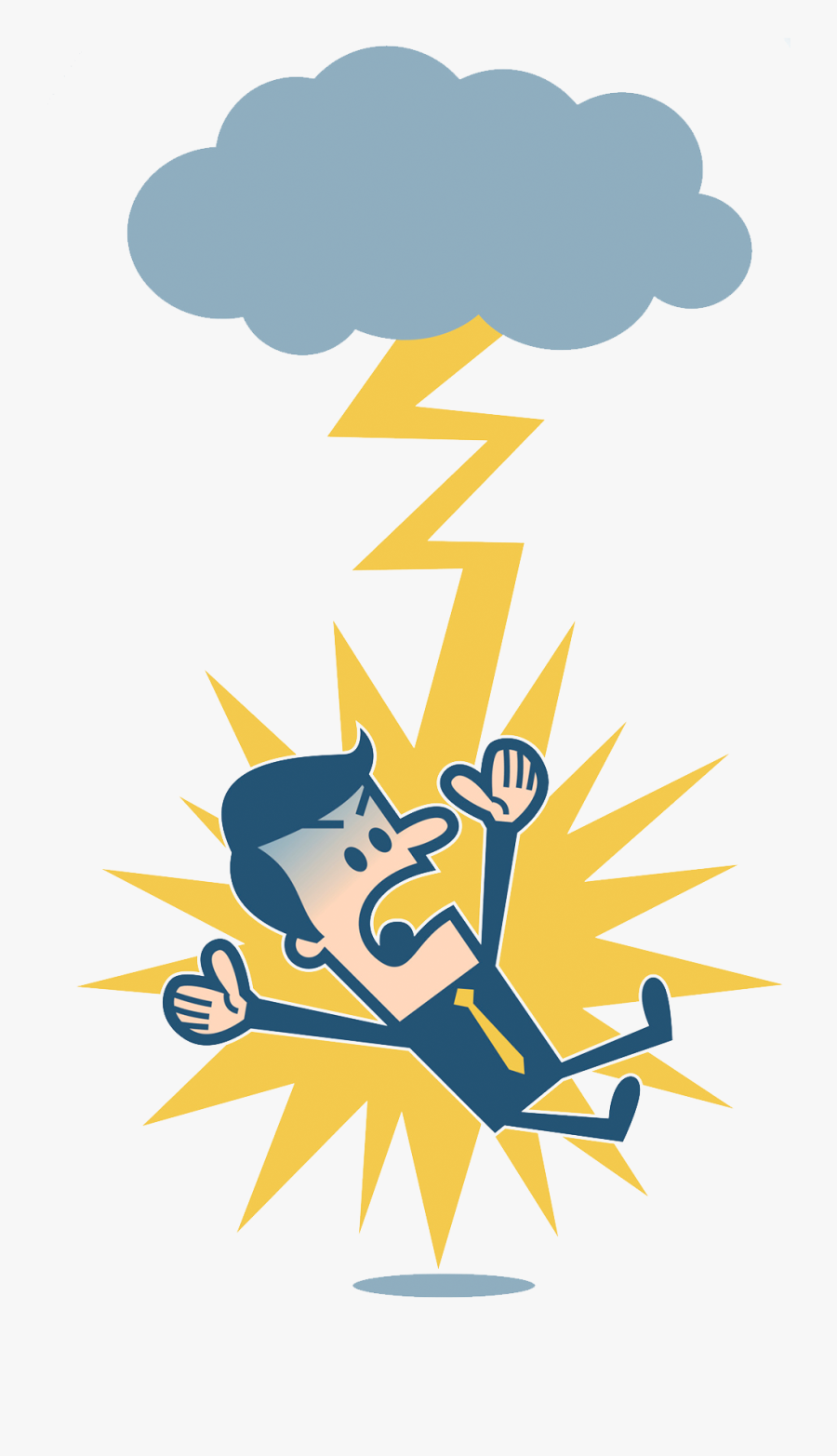 Electrical Clipart Yellow Lightning - Lightning Clip Art, Transparent Clipart