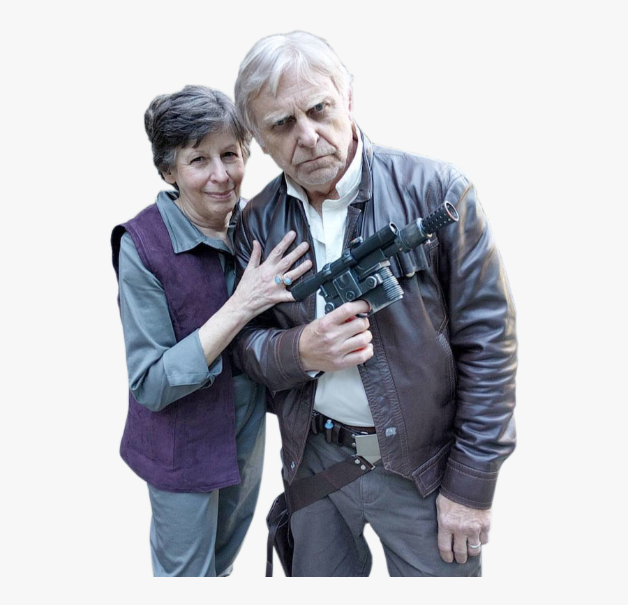 Personhans Solo And Princess Leia Cosplay - Leia Episode 7 Cosply, Transparent Clipart
