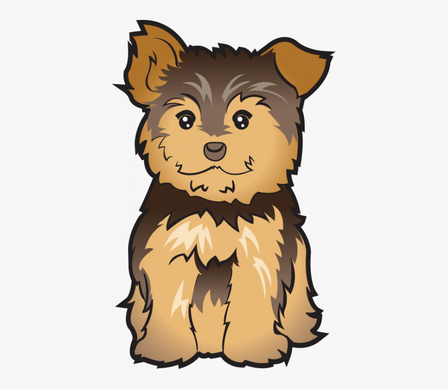 Yorkie Clipart, Transparent Clipart