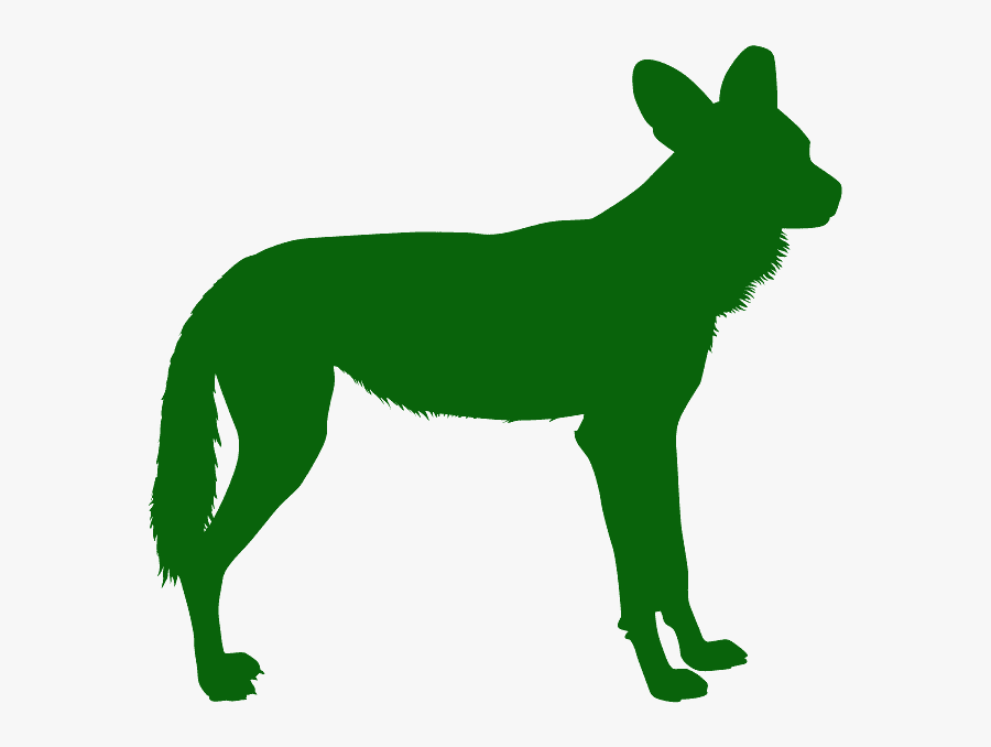 Dark Wild Dog Art, Transparent Clipart