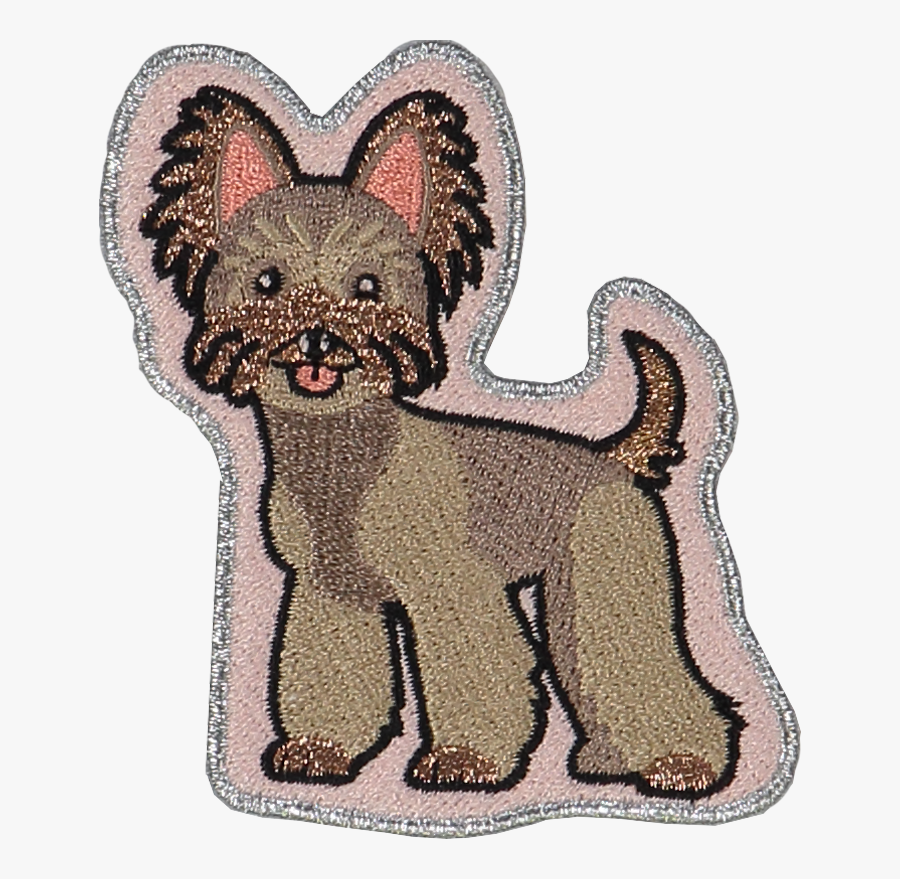 Yorkie Sticker Patch - Yorkie Dog Backpack Sticker, Transparent Clipart