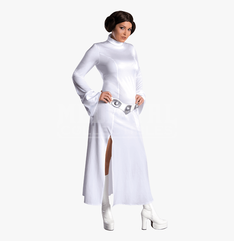 Clip Art Plus Size Female Model - Star Wars Leia Cosplay, Transparent Clipart