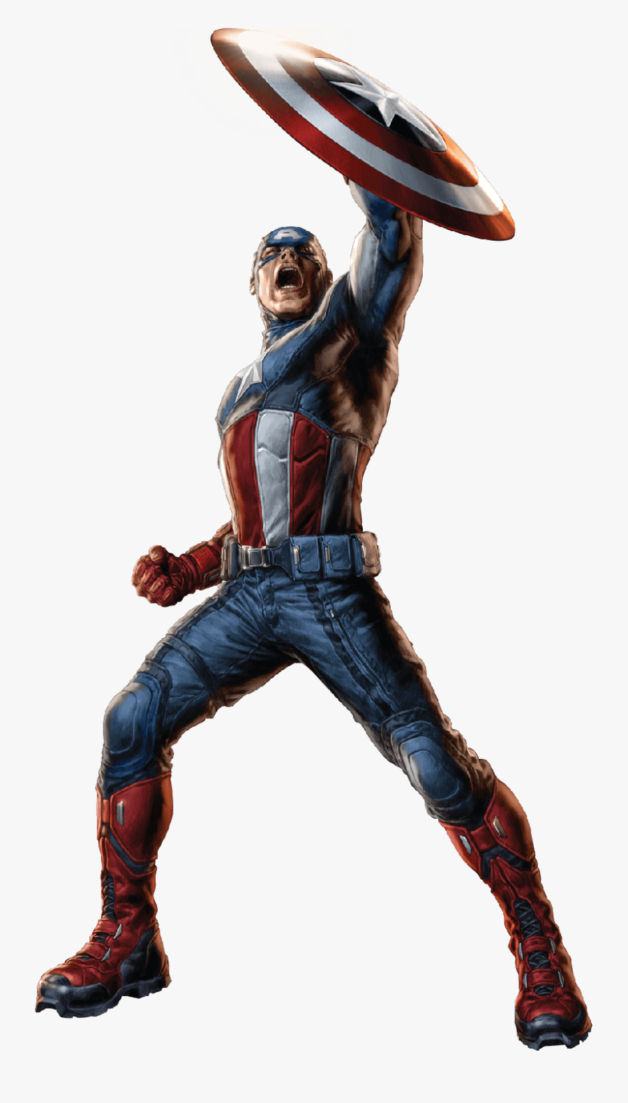 Captain America Shield Up, Transparent Clipart
