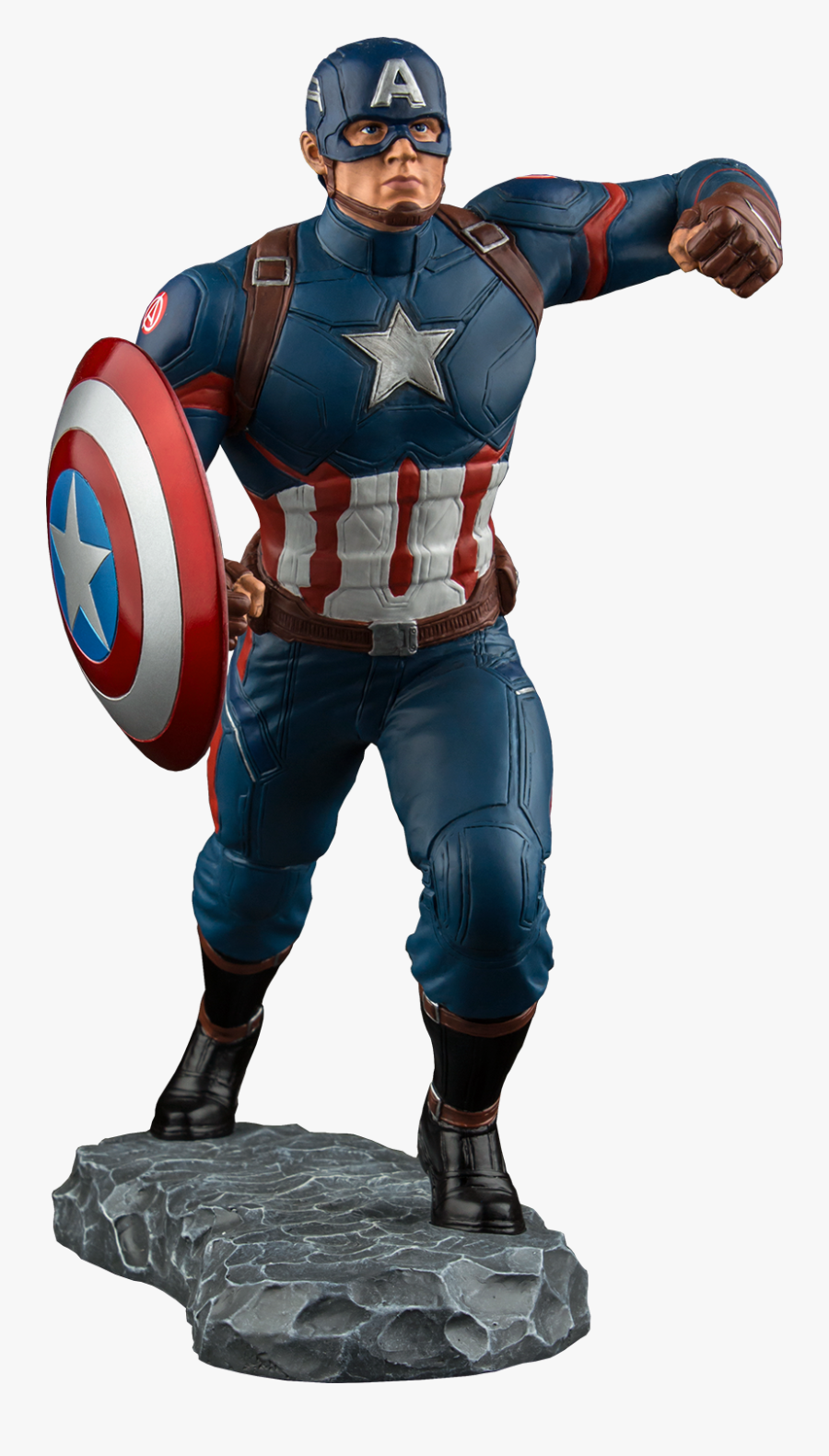 Clip Art Steve Rogers Scale Limited - Captain America 1 6 Scale Statue, Transparent Clipart