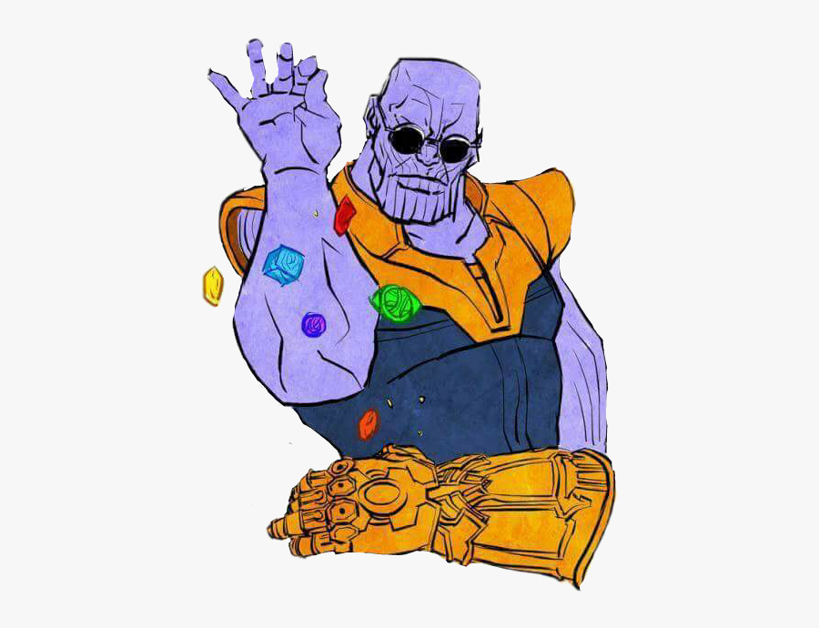 #thanos #avengers #infinitystone - Thanos Sprinkling Infinity Stones, Transparent Clipart