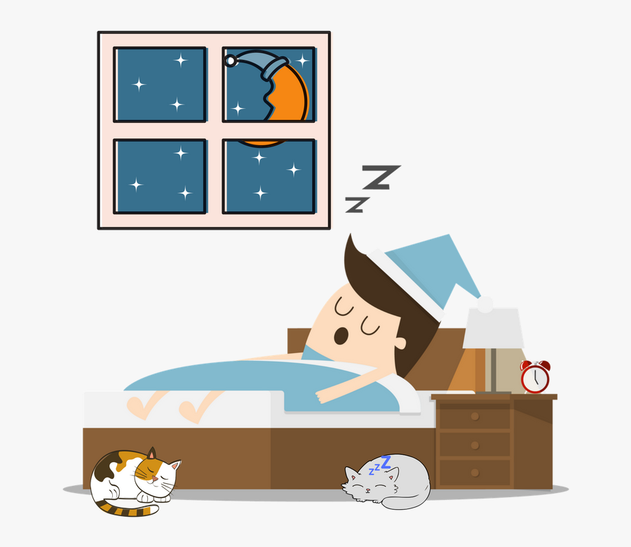 Sleep Clipart Peaceful - Insomnio Png, Transparent Clipart